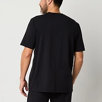 Stafford Mens Crew Neck Short Sleeve Pajama Top