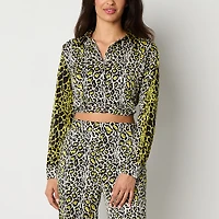 Bold Elements Womens Long Sleeve Satin Blouse