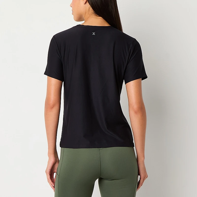 Xersion Womens Performance Crew Neck Short Sleeve T-Shirt