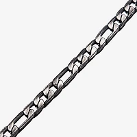 Mens Stainless Steel 22 Inch Figaro Chain Necklace