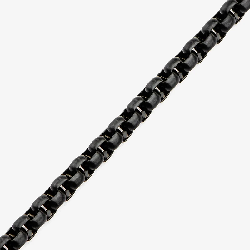Mens Stainless Steel Hypoallergenic Inch Box Chain Necklace