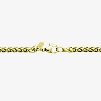 Mens Stainless Steel Hypoallergenic 24 Inch Wheat Chain Necklace