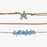 Arizona Womens 9 Inch Box Arrow Ankle Bracelet