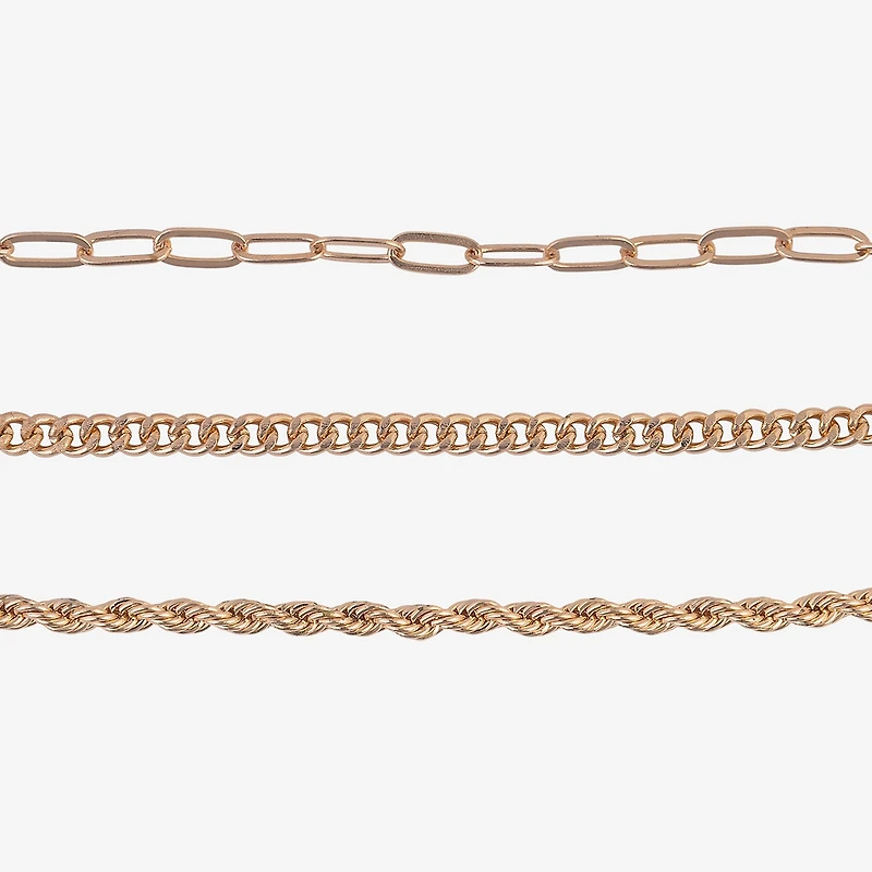 Arizona Womens 9 Inch Curb Ankle Bracelet