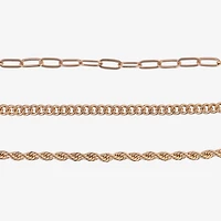 Arizona Womens 9 Inch Curb Ankle Bracelet