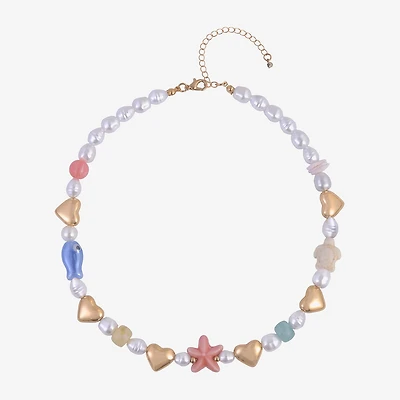Arizona Womens 16 Inch Beaded Necklace