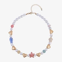 Arizona Womens 16 Inch Beaded Necklace
