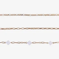 Arizona Womens Flower 3-pc. Necklace Set