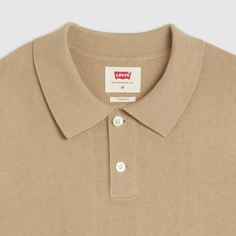 Levi's® Mens Short Sleeve Sweater Polo Shirt