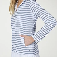 Free Country Womens Long Sleeve Moisture Wicking Zipper Active Hoodie