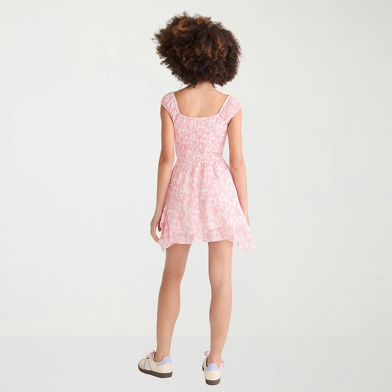 AEROPOSTALE Womens Juniors Sweetheart Neck Short Sleeve Sundress