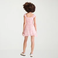 AEROPOSTALE Womens Juniors Sweetheart Neck Short Sleeve Sundress