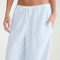 AEROPOSTALE Womens Juniors Wide Leg High Rise Pull-On Pant