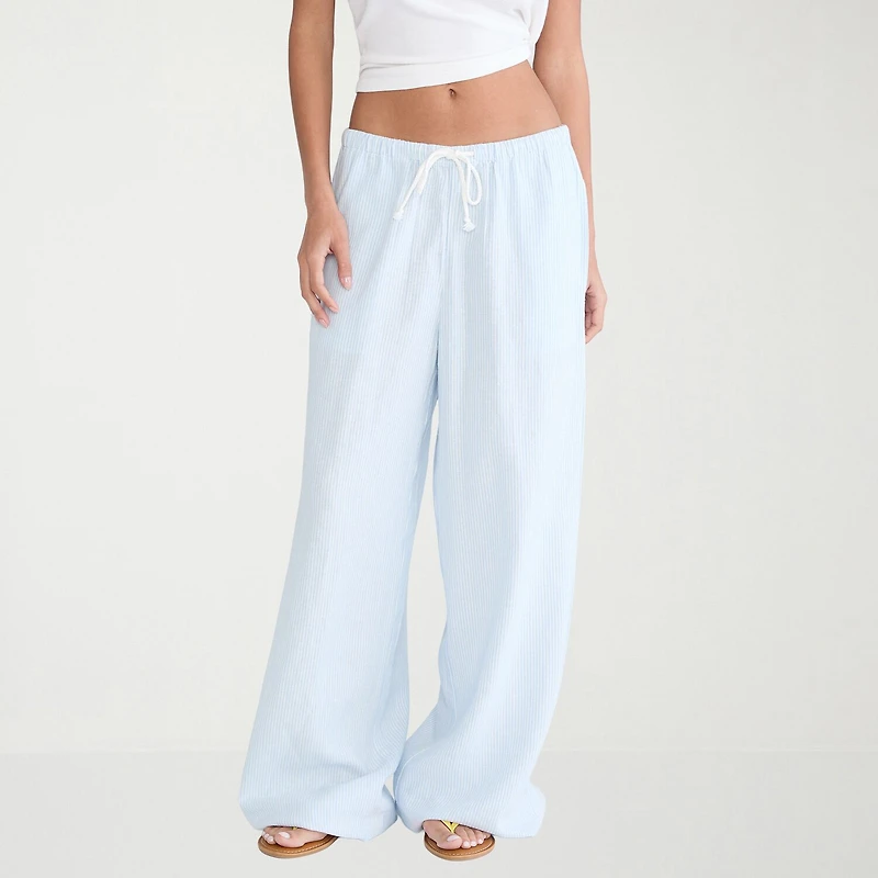 AEROPOSTALE Womens Juniors Wide Leg High Rise Pull-On Pant