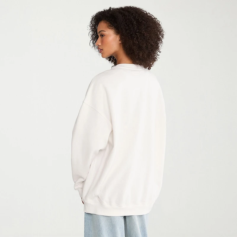AEROPOSTALE Womens Juniors Crew Neck Long Sleeve Sweatshirt