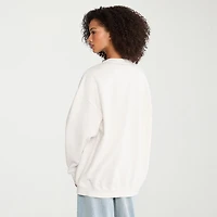 AEROPOSTALE Womens Juniors Crew Neck Long Sleeve Sweatshirt