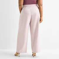 Ashley Graham Womens Plus Trouser