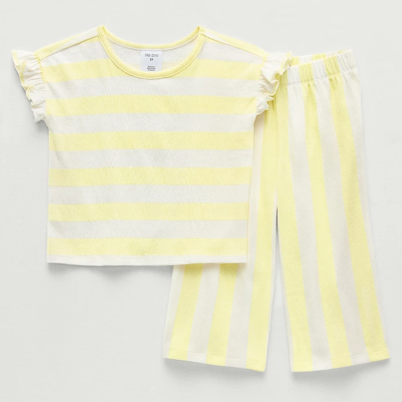 Okie Dokie Toddler & Little Girls 2-pc. Pant Set