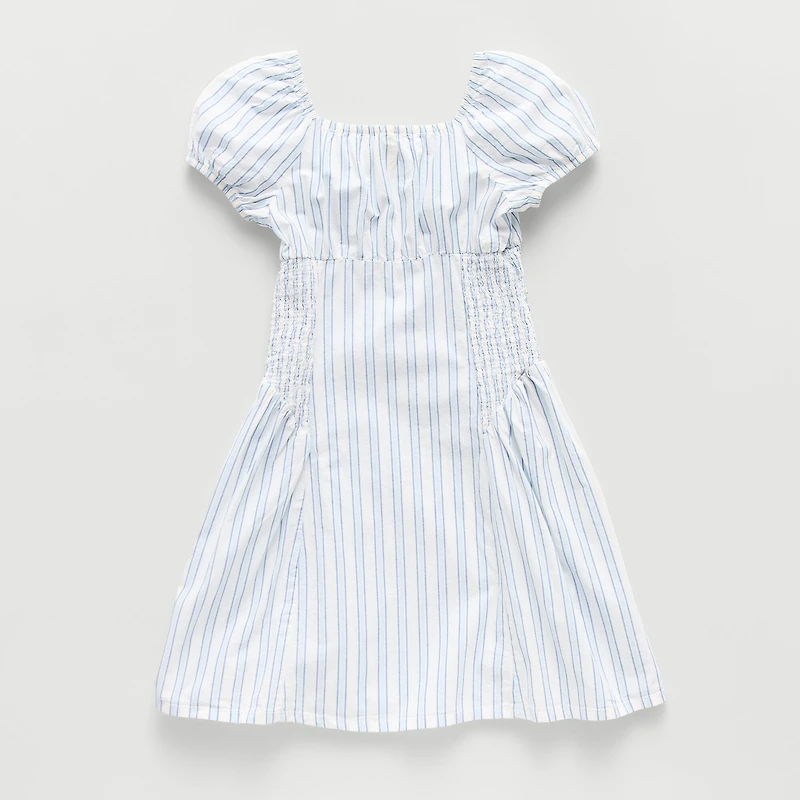Thereabouts Little & Big Kid Girls Short Sleeve Puffed Empire Waist Dress