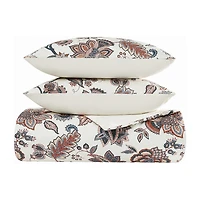 Cannon Chloe Jacobean 3-pc. Easy Care Duvet Cover Set