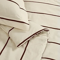 Brooklyn Loom Hayward Stripe 3-pc. Easy Care Duvet Cover Set