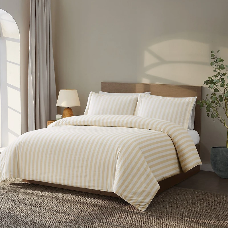 Brooklyn Loom Levi Stripe 3-pc. Easy Care Duvet Cover Set
