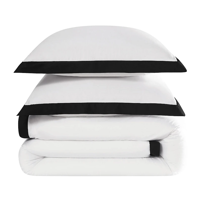 Brooklyn Loom Hotel Border 3-pc. Easy Care Comforter Set