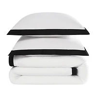 Brooklyn Loom Hotel Border 3-pc. Easy Care Comforter Set