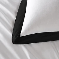 Brooklyn Loom Hotel Border 3-pc. Easy Care Comforter Set