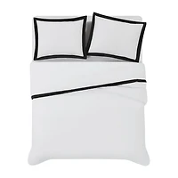 Brooklyn Loom Hotel Border 3-pc. Easy Care Comforter Set
