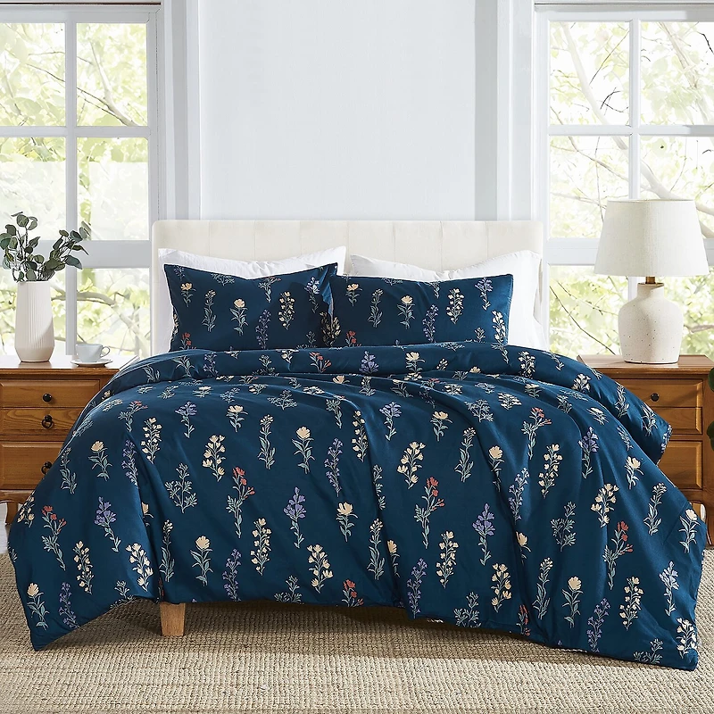 Cannon Avery Floral 3-pc. Easy Care Duvet Cover Set