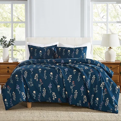 Cannon Avery Floral 3-pc. Easy Care Duvet Cover Set