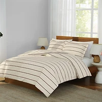 Brooklyn Loom Hayward Stripe Easy Care Comforter Set
