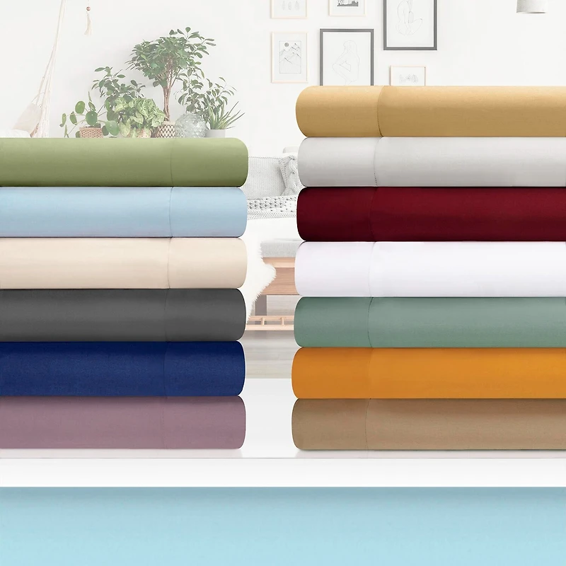 SUPERIOR® Egyptian Cotton 1200tc Premium Heavyweight Reversible Duvet Cover