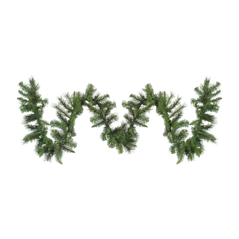 9' x 12'' Mixed Green Canyon Pine Artificial Christmas Garland - Unlit
