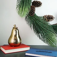 Long Pine Needle Artificial Christmas Wreath - 30-Inch  Unlit