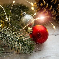 50ct Red Shatterproof 2-Finish Christmas Ball Ornaments 2'' (50mm)