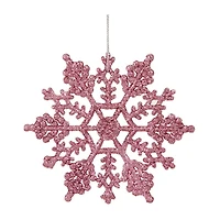24ct Glitter Snowflake Christmas Ornaments 4
