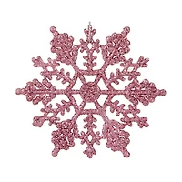 24ct Glitter Snowflake Christmas Ornaments 4