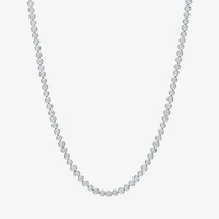 (G-H / Si2-I1) Womens Diamond 14K Gold 17 Inch Tennis Necklace