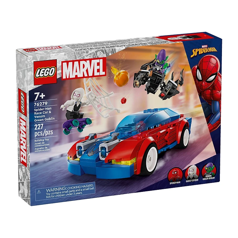 LEGO Marvel Spiderman Car Building Set (227 Pieces)