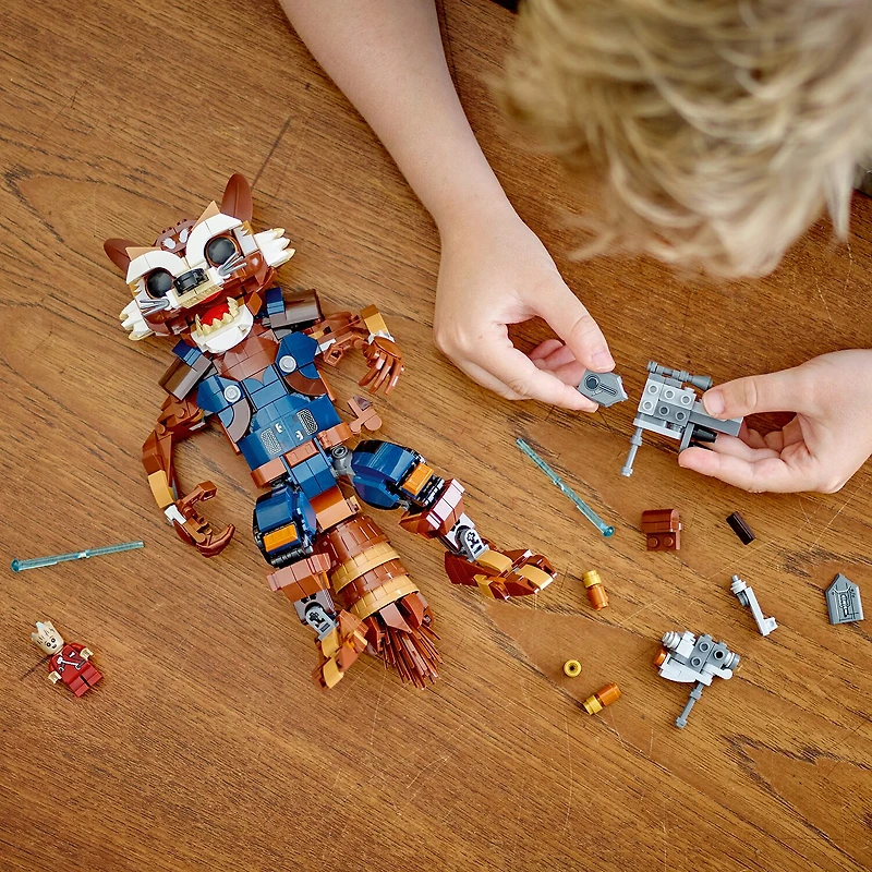 LEGO Marvel Rocket & Baby Groot Guardians of the Galaxy Building Set (566 Pieces)