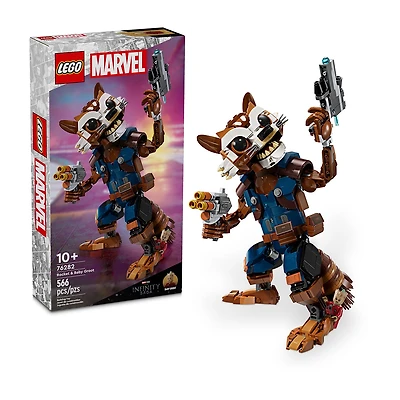 LEGO Marvel Rocket & Baby Groot Guardians of the Galaxy Building Set (566 Pieces)