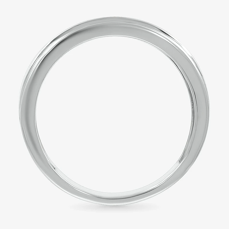 Mens 4.5MM 1/10 CT. T.W. Natural White Diamond 14K Gold Wedding Band