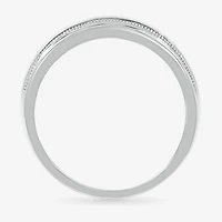Mens 2.5MM 1/4 CT. T.W. Natural White Diamond 14K Gold Wedding Band