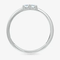 Mens 3.5MM 1/5 CT. Natural White Diamond 10K Gold Wedding Band
