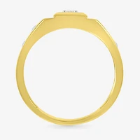 Mens 3.5MM 1/6 CT. T.W. Natural White Diamond 10K Gold Wedding Band