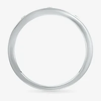 Mens 4MM 1/10 CT. T.W. Natural White Diamond 10K Gold Wedding Band
