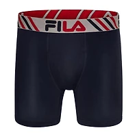 FILA Ultra Soft Stretch No Fly Mens 4 Pack Boxer Briefs Fm412bxcs16-001