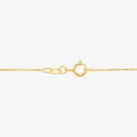 (H-I / Si2) Womens 1/3 CT. T.W. Lab Grown White Diamond 10K Gold 18 Inch Pendant Necklace
